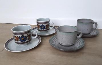 Vintage kop en schotels, prijs per stuk  beschikbaar voor biedingen