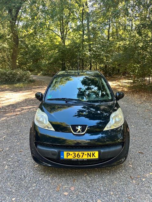 Peugeot 107 1.0 12V 3DR 2008 Zwart, Auto's, Peugeot, Particulier, Airbags, Airconditioning, Android Auto, Apple Carplay, Bluetooth