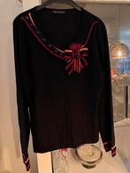 Philippe Carat Zwarte Trui - Maat 42, Kleding | Dames, Zwart, Maat 42/44 (L), Ophalen of Verzenden, Zo goed als nieuw