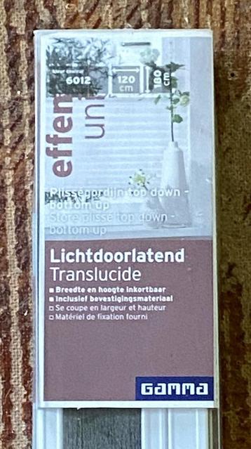 GAMMA plissé Top down bottom up Lichtdoorlatend 120x180 beschikbaar voor biedingen