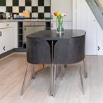 Ikea vintage eettafel met stoelen Fusion, Ophalen, Zo goed als nieuw, Rechthoekig, 50 tot 100 cm