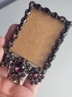 Vintage 80's fotolijst met kristal stenen, Ophalen of Verzenden, Zo goed als nieuw