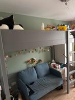 Charlie Hoogslaper NOUS Kids - Grijs Grenen, Huis en Inrichting, Ophalen, Eenpersoons, 160 tot 180 cm, Zo goed als nieuw