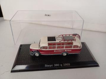 Modelauto BUS Steyr 380 q 1965 Nieuw in doos Atlas beschikbaar voor biedingen