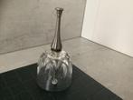 Prachtige Kristallen Tafelbel met Tinnen Handvat, Antiek en Kunst, Antiek | Glas en Kristal, Ophalen of Verzenden