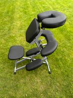 Inklapbare Massagestoel - Zwart, Ophalen, Zwart, Leer, Zo goed als nieuw