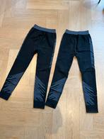 Twee thermobroeken zwart/grijs maat 140 (8/9 jaar), Overige merken, Gebruikt, 100 tot 140 cm, Ophalen of Verzenden