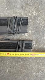 Plese gordijn, Ophalen, Gebruikt, 150 tot 200 cm, Grijs