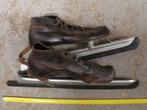Ouderwetse vintage noren schaatsen zwart zwarte schoen 41, Sport en Fitness, Schaatsen, Ophalen of Verzenden, Gebruikt, Noren