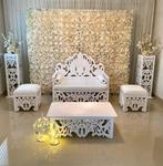 Bruidsbank Henna Bank Kina Decoratie Setting Verkoop Pilaren, Hobby en Vrije tijd, Feestartikelen | Verhuur, Ophalen of Verzenden