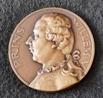 Bronzen penning Prins Willem V 1748-1806, Ophalen of Verzenden, Brons, Nederland