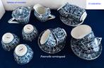 Peterselie serviesgoed Kangxi stijl Mosa BlauwWit Vintage, Antiek en Kunst, Antiek | Servies compleet, Ophalen