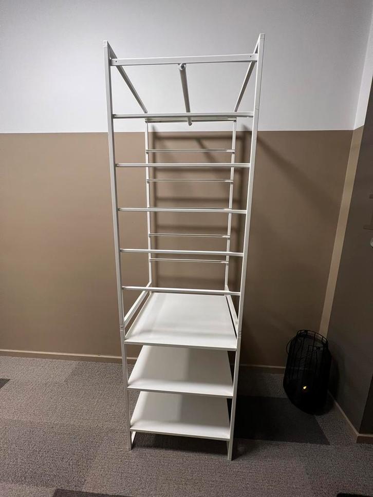 Ikea pax kast met planken en hanggedeelte, Huis en Inrichting, Kasten | Stellingkasten, Zo goed als nieuw, Ophalen
