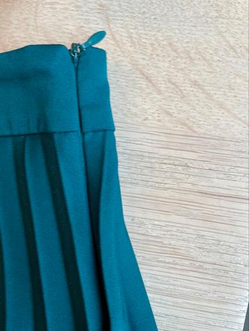 #juffrouw Jansen enkellange turquoise plissé rok zo goed 