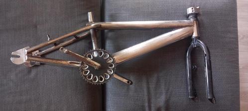BMX Frame, Fietsen en Brommers, Fietsen | Crossfietsen en BMX, Gebruikt, Staal, Stuur 360° draaibaar, V-brakes, Ophalen of Verzenden
