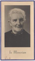 Antonia van Langen 1877 Rijp + 1956 Haarlem/Purmerend, Verzenden, Bidprentje