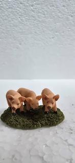 Luville Varkens kerstdorp kerst poppetjes, Diversen, Kerst, Ophalen of Verzenden, Zo goed als nieuw