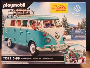 Playmobil 71522 vw transporter t1 edeka winter editie nieuw beschikbaar voor biedingen