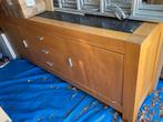 Degelijk dressoir met belgisch hardsteen, Ophalen, Zo goed als nieuw, 25 tot 50 cm, 200 cm of meer