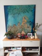 Schilderij, Antiek en Kunst, Kunst | Schilderijen | Abstract, Ophalen of Verzenden