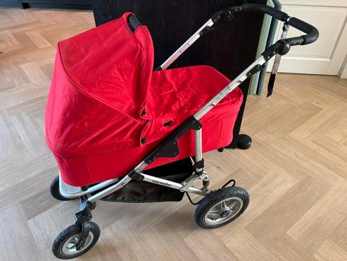 Easywalker Qttro combi Kinderwagen rood compleet, Kinderen en Baby's, Kinderwagens en Combinaties, Gebruikt, Combiwagen, Overige merken