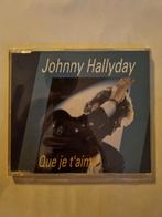 Johnny Hallyday - Que je t'aime. Cd single., Ophalen of Verzenden