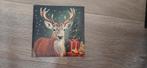 Diamond painting  kerstkaart  hert kant en klaar, Ophalen of Verzenden, Zo goed als nieuw, Kerst