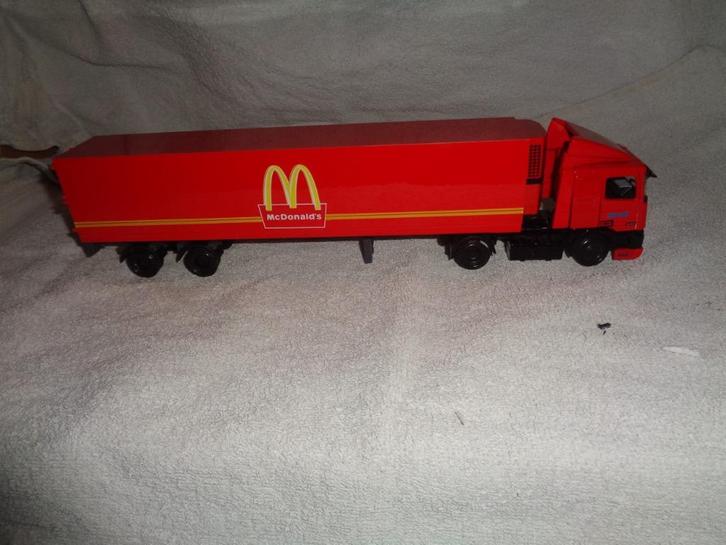 Tekno Daf 95 Mc Donald's, Hobby en Vrije tijd, Modelauto's | 1:50, Zo goed als nieuw, Bus of Vrachtwagen, Tekno, Ophalen of Verzenden