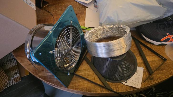 Nieuwe 200mm Inline Ventilator - 2800 m³/u, Tuin en Terras, Vuurkorven, Nieuw, Ophalen of Verzenden