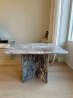 Prachtige vintage marmeren salontafel of bijzettafel, Huis en Inrichting, Tafels | Salontafels, Ophalen, Overige materialen, 50 tot 100 cm