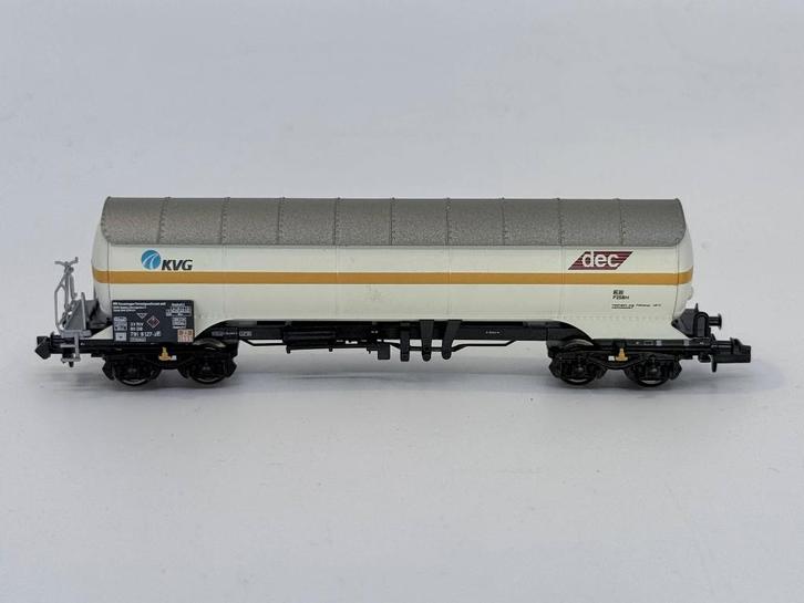 Minitrix 15254-17 - 4-assige ketelwagen, DB, Hobby en Vrije tijd, Modeltreinen | N-Spoor, Zo goed als nieuw, Wagon, Gelijkstroom