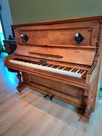 GRATIS Antieke Carl Ecke Piano, Muziek en Instrumenten, Ophalen, Gebruikt, Bruin, Piano