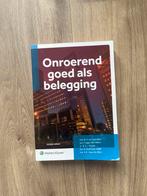 P. van Gool - Onroerend goed als belegging, Boeken, Studieboeken en Cursussen, Verzenden, Zo goed als nieuw, HBO, P. van Gool