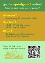 Speelgoedruil / toy swap / Swap Sint 13 november in Diemen, Eén persoon