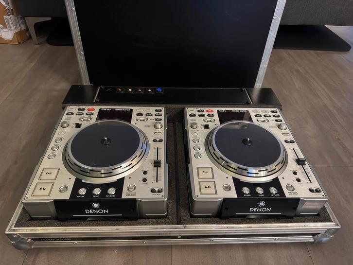 2x Denon DN-S3500 + Flightcase - Top DJ Set!, Muziek en Instrumenten, Dj-sets en Draaitafels, Gebruikt, Dj-set, Denon, Ophalen