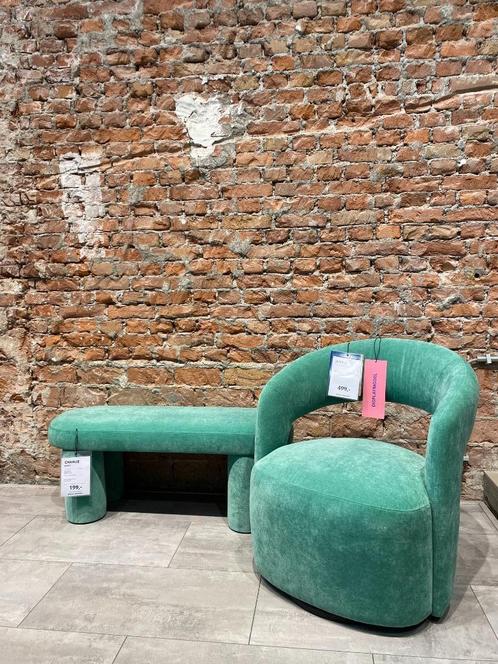 SOFACOMPANY - Judi & Charlie, Huis en Inrichting, Fauteuils, Zo goed als nieuw, Stof, 50 tot 75 cm, Minder dan 75 cm, Ophalen