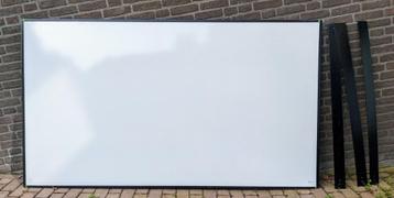 Whiteboard - metaal magnetisch - 215cm x 122cm beschikbaar voor biedingen