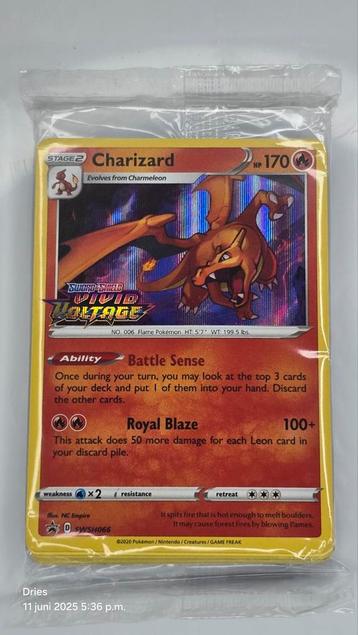 Charizard SWSH006 SEALED beschikbaar voor biedingen