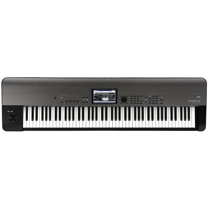 Korg Krome EX-88 Music Station occasion, Muziek en Instrumenten, Synthesizers, Gebruikt, 88 toetsen, Korg, Met midi-aansluiting