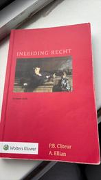 Inleiding Recht, Boeken, Gelezen, Overige wetenschappen, Ophalen of Verzenden, A. Ellian; P.B. Cliteur