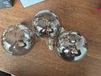 3x IKEA Molnart LED Lampen E27 - Grijs Globe, Huis en Inrichting, Ophalen, Led-lamp, Minder dan 30 watt, E27 (groot)