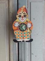 Antieke houten wand clowns klok ogen bewegen mee, Ophalen of Verzenden