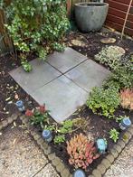 Gratis 4 Tuintegels  60x60cm antraciet donkergrijs, Tuin en Terras, Ophalen of Verzenden, Zo goed als nieuw, Beton, Terrastegels
