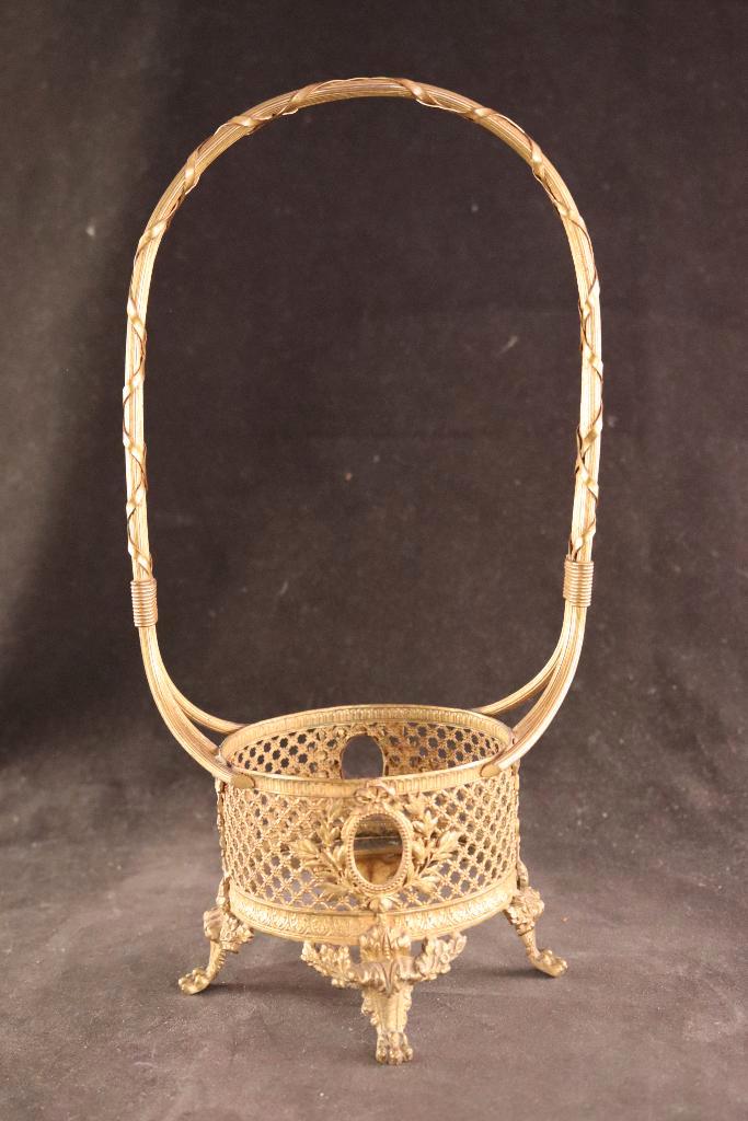 Antieke bronzen Empire mand, Antiek en Kunst, Antiek | Koper en Brons, Ophalen of Verzenden