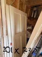 4 massieve deuren, Binnendeur, Ophalen of Verzenden, 200 tot 215 cm, Glas