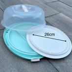 Keeeper taartdoos / taartcontainer – Ø30 cm – BPA‑vrij, Ophalen of Verzenden, Gebruikt, Blauw, Bus of Trommel