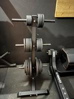 Fitness gewichten met standaard 28mm, Ophalen, Gebruikt, Armen, Overige typen