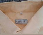 Westbury overhemd maat 45 katoen, Kleding | Heren, Overhemden, Geel, Ophalen of Verzenden, Overige halswijdtes, Westbury