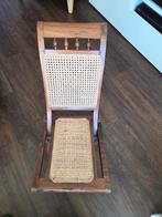 vouwstoel (opklapbare stoel), Gebruikt, Bruin, Eén, Vouwstoel