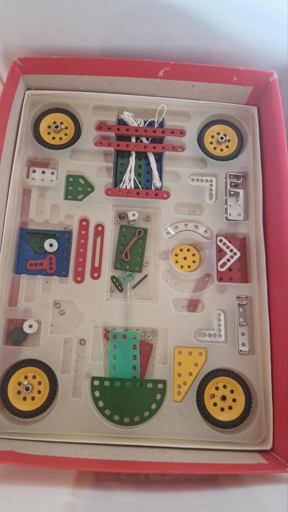 Meccano, Kinderen en Baby's, Speelgoed | Educatief en Creatief, Gebruikt, Bouwen, Elektronica, Ophalen of Verzenden